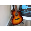 LAG T118ACE-BRS Auditorium Cutaway Acoustic-Electric Guitar Brown Shadow