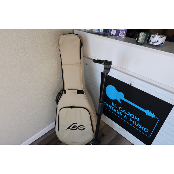 LAG T118ACE Auditorium Cutaway Acoustic-Electric Guitar – Natural
