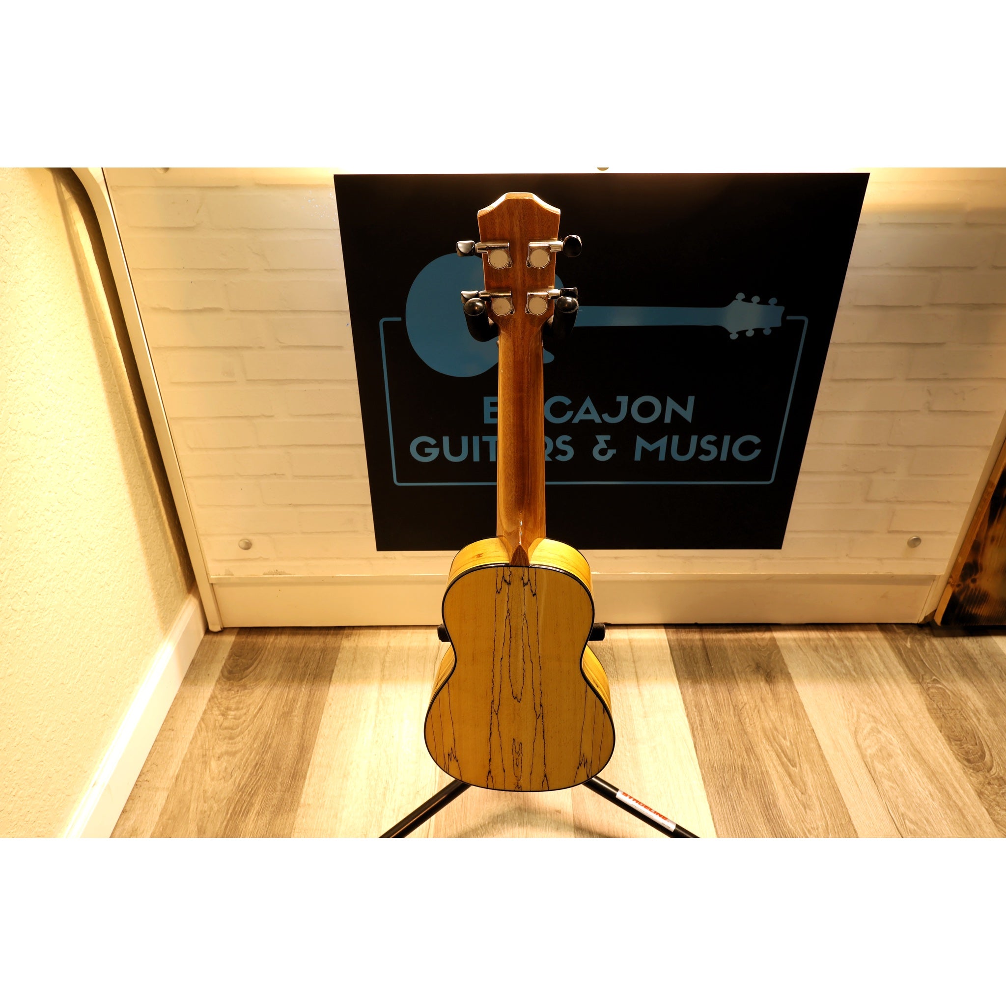 Teton TS130SMG Soprano Ukulele – Solid Spruce Top with Spalted Maple Back & Sides