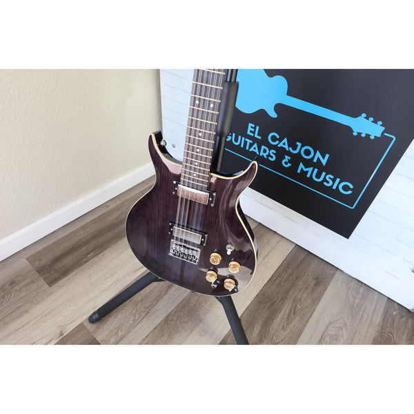 Washburn H12TB Wing Series Hawk 12-String Electric Guitar – Trans Black