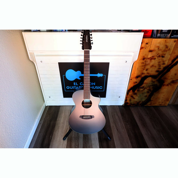 Breedlove Discovery S Concert Satin Black 12 String CE European-African Mahogany