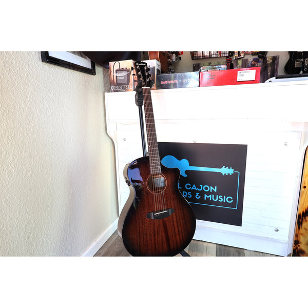 Breedlove Wildwood Pro Dreadnought Concerto Suede CE Acoustic-Electric Guitar | Solid African Mahogany