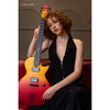 Enya Nova Go Sonic Smart Electric Guitar Volcano Red front view