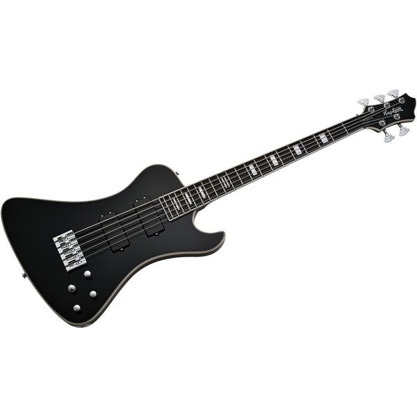 Hagstrom Nekromant 5 5-string right-handed bass guitar in Black Gloss
