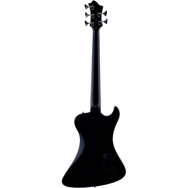 Hagstrom Nekromant 5 5-string left-handed bass guitar in Black Gloss
