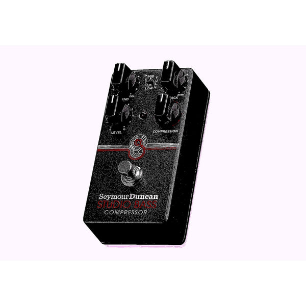 Studio Bass Compressor Pedal – Parallel Blend, 3-Mode EQ Toggle, Studio-Grade Compression