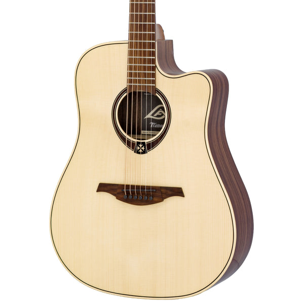 Lâg T218DCE Tramontane 218 Dreadnought Acoustic-Electric Guitar – Natural Gloss