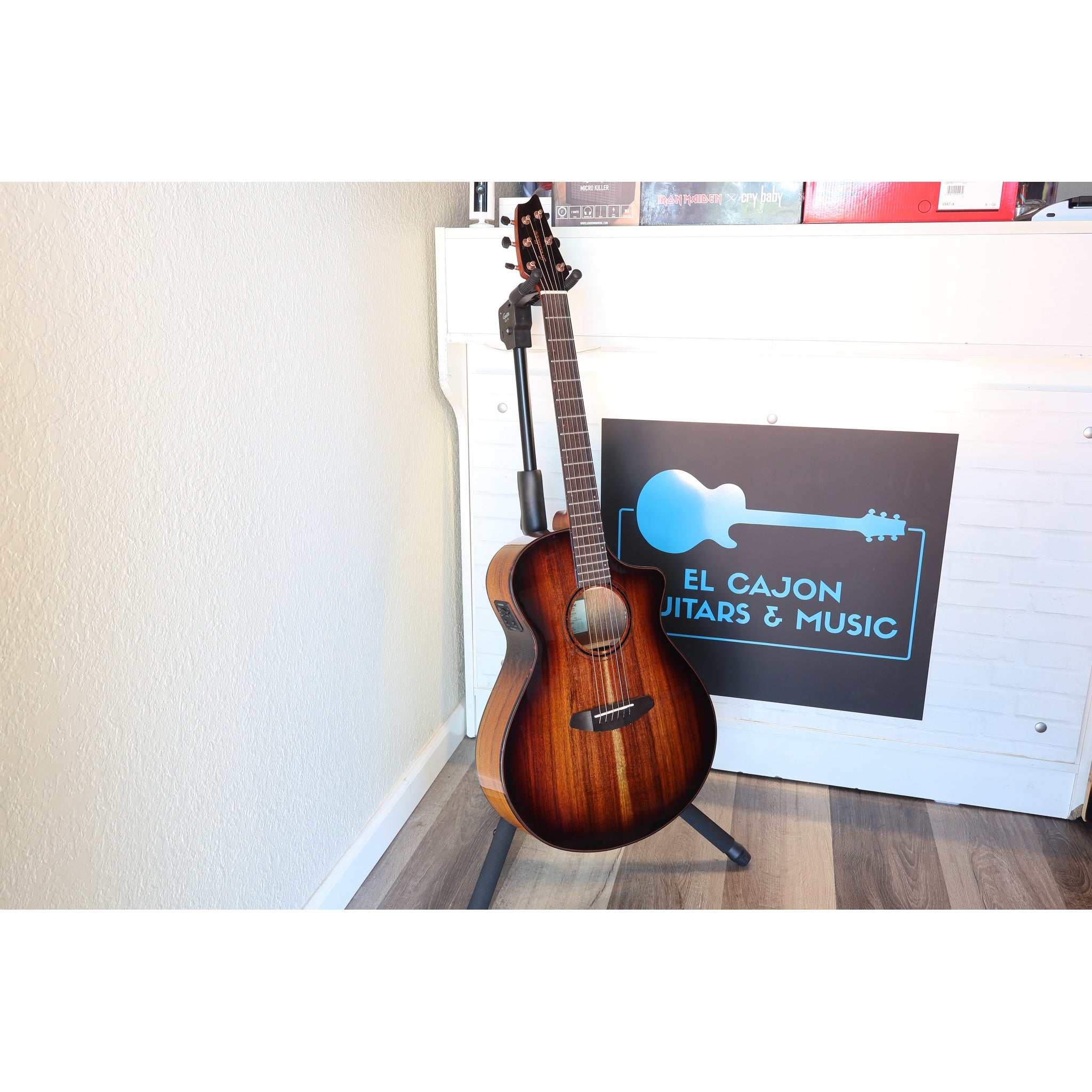 Breedlove Pursuit Exotic S Concert CE Acoustic-Electric Guitar – Edgeburst Koa