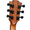 Lâg Tramontane 118 Auditorium Slim Cutaway Acoustic-Electric Guitar – Black — rear headstock and tuning machine detail