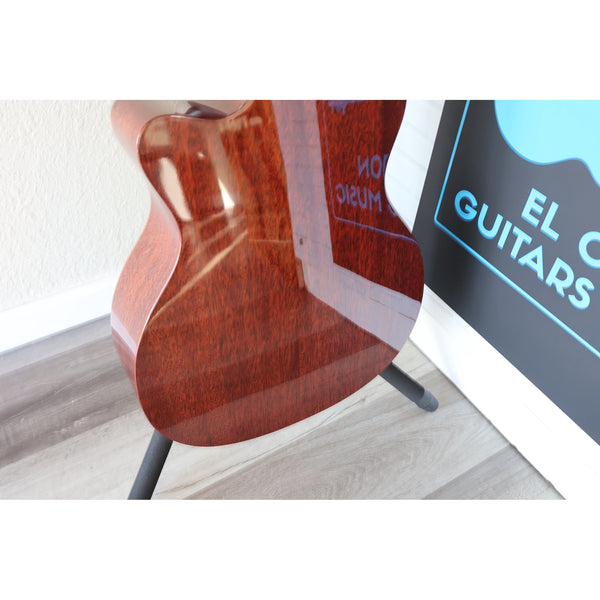 LAG T118ACE Auditorium Cutaway Acoustic-Electric Guitar – Natural