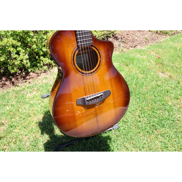 Breedlove Pursuit Exotic S Companion Tiger's Eye CE Myrtlewood-Myrtlewood — CC250205209