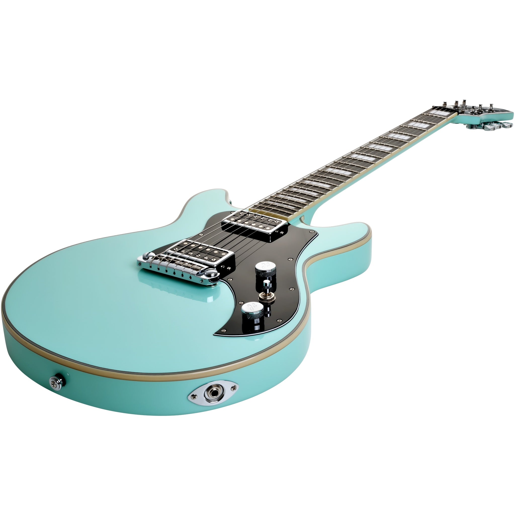 Hagstrom Megin Electric Guitar – Aged Sky Blue