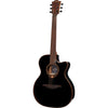 Lâg Tramontane Special T118 Auditorium Bevel Cutaway Acoustic-Electric Guitar – Black