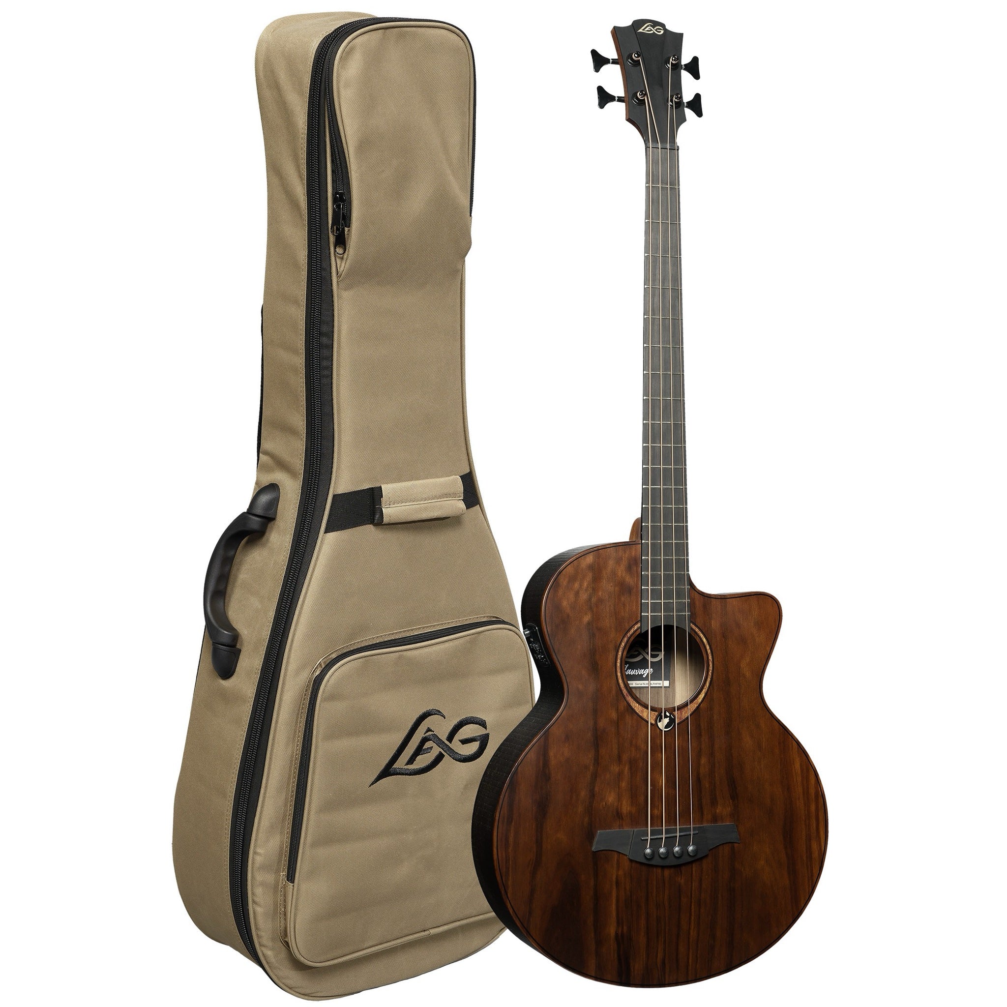 LAG Sauvage BCE Acoustic-Electric Bass Guitar