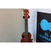 Amahi HCLF220 Soprano Ukulele with Mahogany Top and Black ABS Body - Gig Bag Included