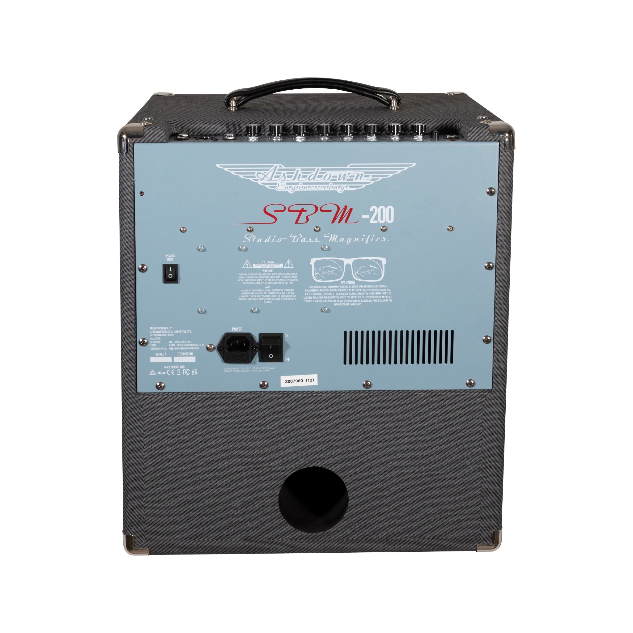 Ashdown UK-SBM-112-200 Studio Bass Magnifier 200W 1x12 Bass Combo