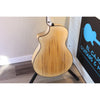 Breedlove Pursuit Exotic S Limited Edition Concert CE Acoustic-Electric Guitar – White Sand