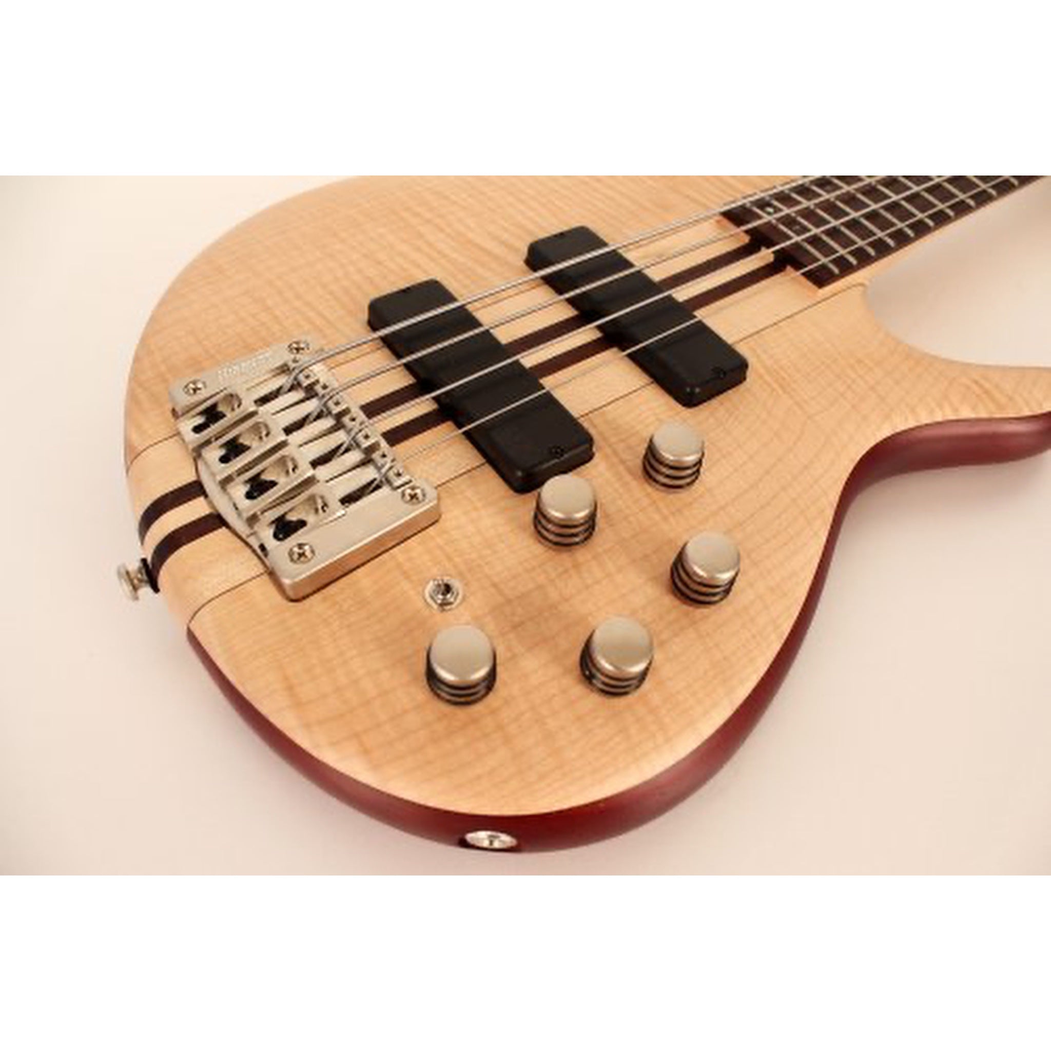 Cort A4 Plus FMMH Artisan Series Bass Guitar – Open Pore Natural