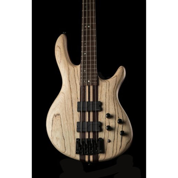 Cort A4 Ultra Ash Artisan Series Bass Guitar – Etched Natural Black
