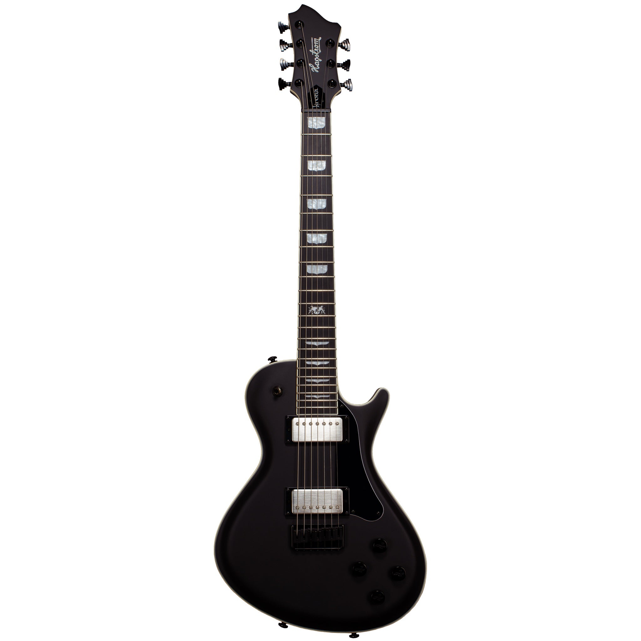 Hagstrom Krona 7-String Electric Guitar – Satin Black