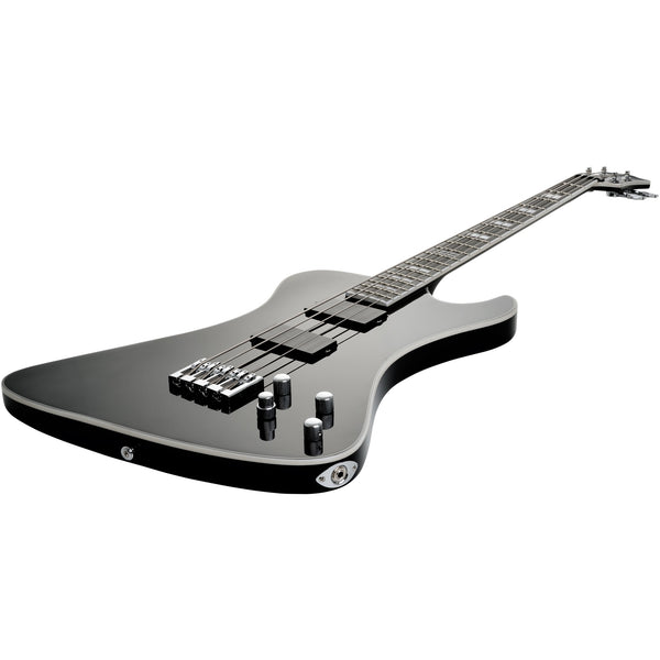Hagstrom Nekromant 4 4-string right-handed bass guitar in Black Gloss