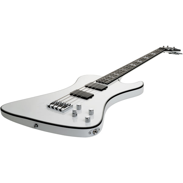 Hagstrom Nekromant 4 4-string right-handed bass guitar in White Gloss