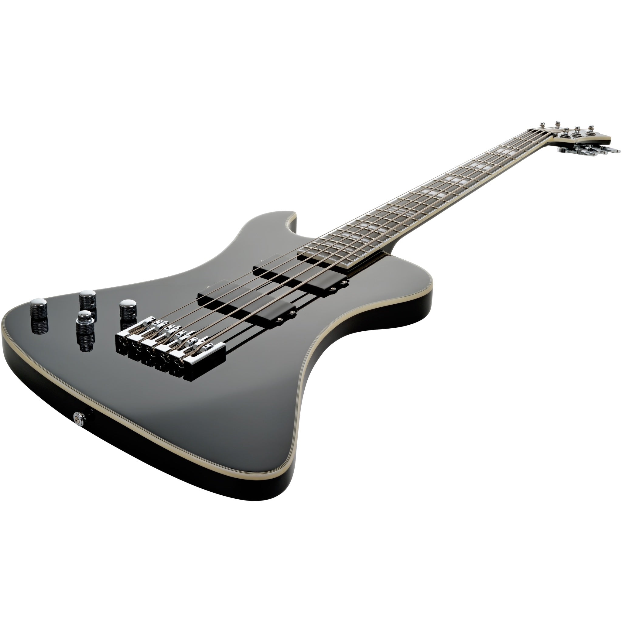 Hagstrom Nekromant 5 5-string left-handed bass guitar in Black Gloss