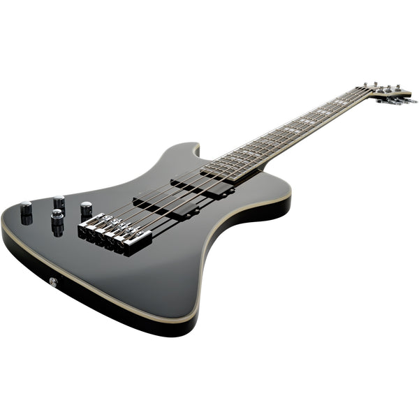 Hagstrom Nekromant 5 5-string left-handed bass guitar in Black Gloss