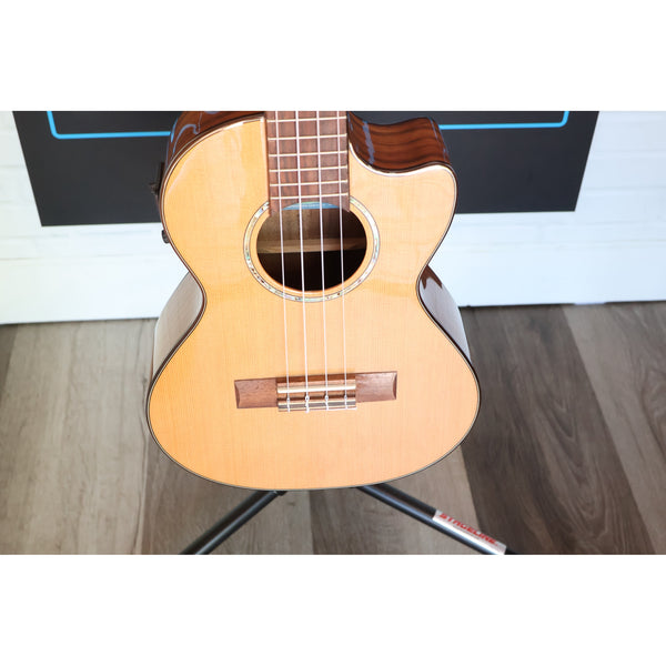 Kala KA-SCAC-T-CE Solid Cedar Top Acacia Tenor Cutaway Acoustic-Electric Ukulele with Fishman Kula EQ