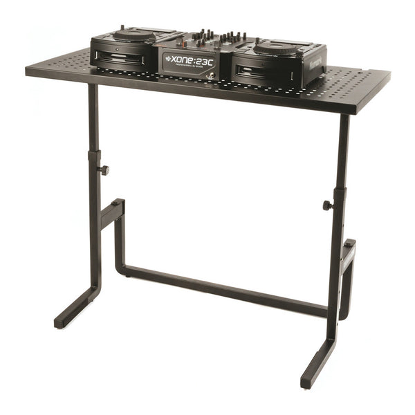 Quik Lok DJ233 DJ Performance Workstation with Perforated Shelf