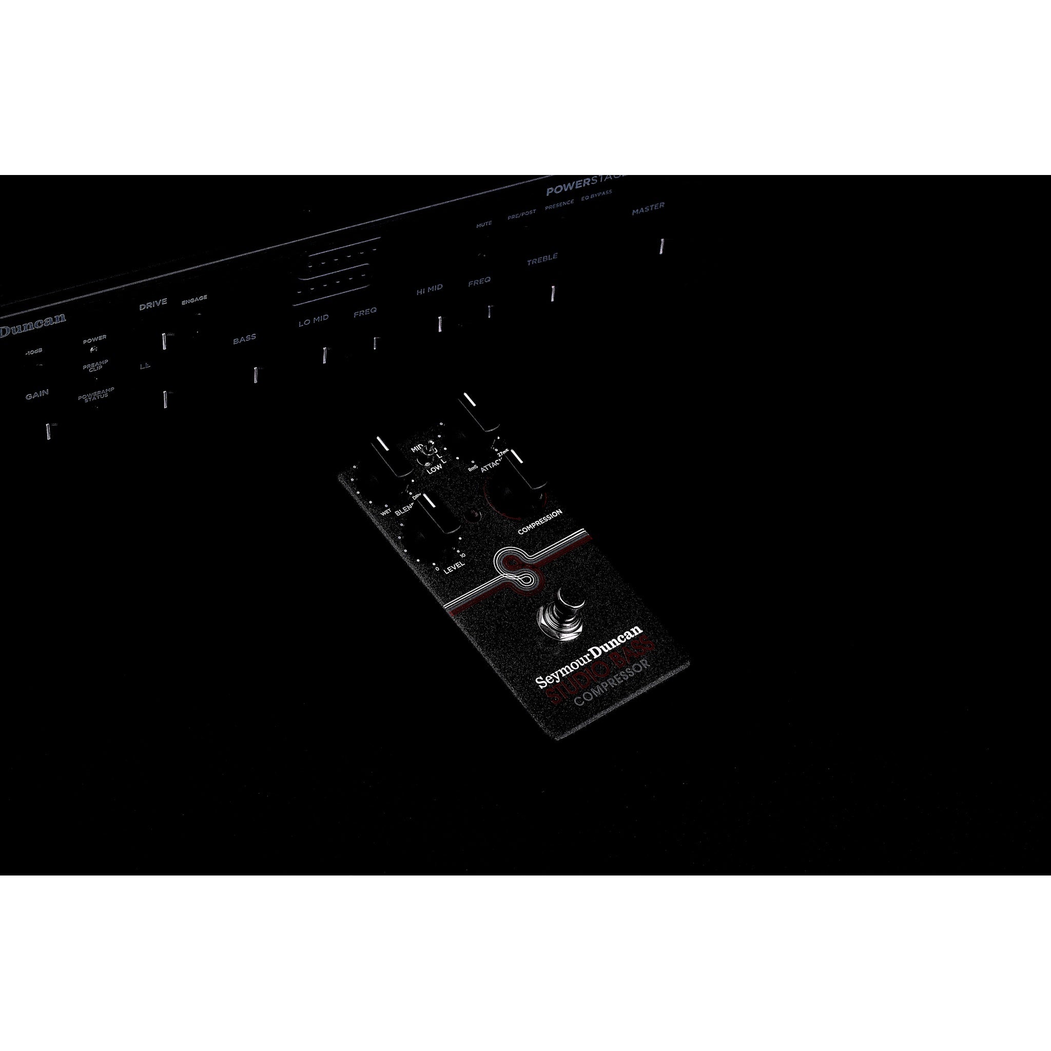 Studio Bass Compressor Pedal – Parallel Blend, 3-Mode EQ Toggle, Studio-Grade Compression