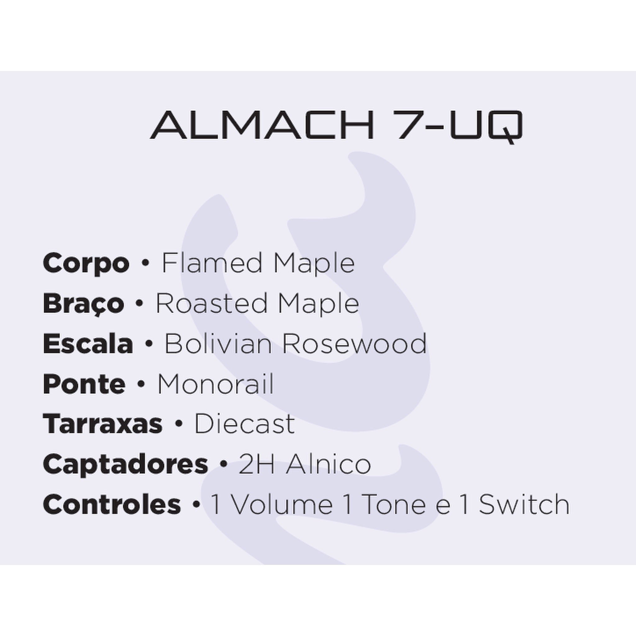 Tagima Almach 7 UQ Transparent Red - photo 3