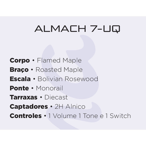 Tagima Almach 7 UQ Transparent Red - photo 3