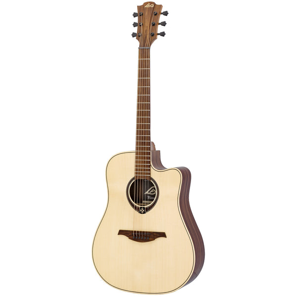 Lâg T218DCE Tramontane 218 Dreadnought Acoustic-Electric Guitar – Natural Gloss