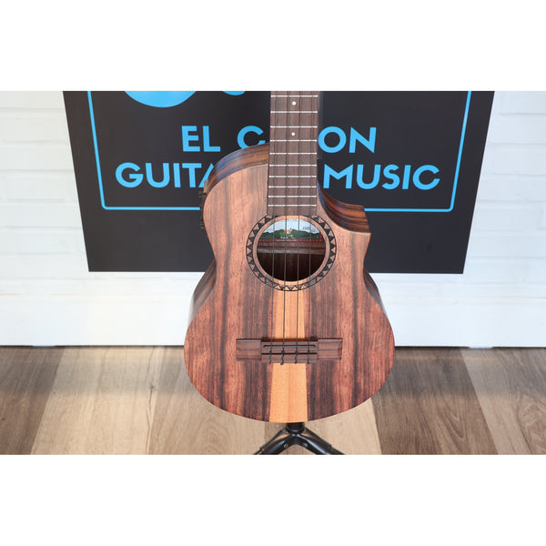 Kala Amara Tri-Top Tenor Ukulele with Cutaway & EQ – KA-AM-T-CE