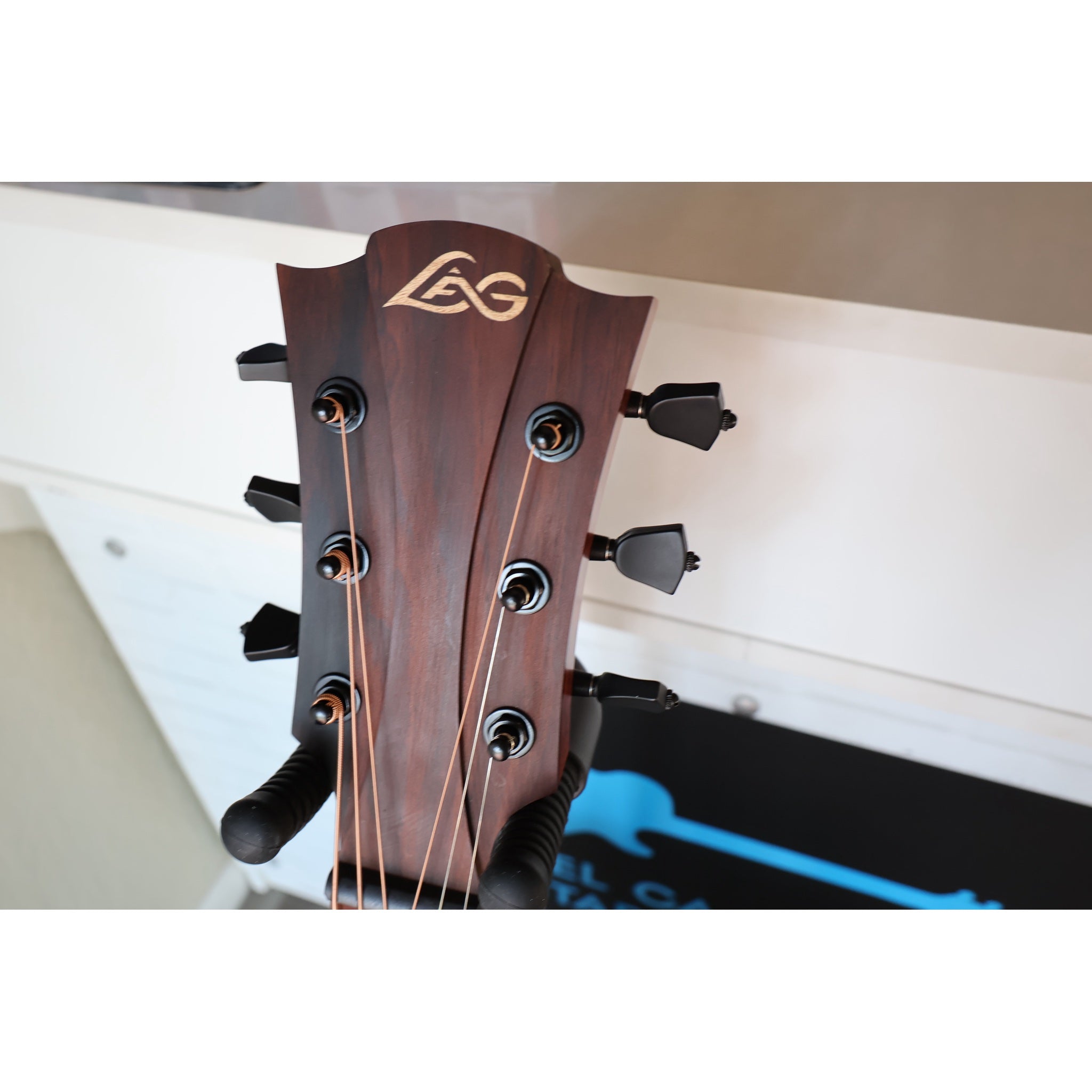 LAG T118ACE Auditorium Cutaway Acoustic-Electric Guitar – Natural
