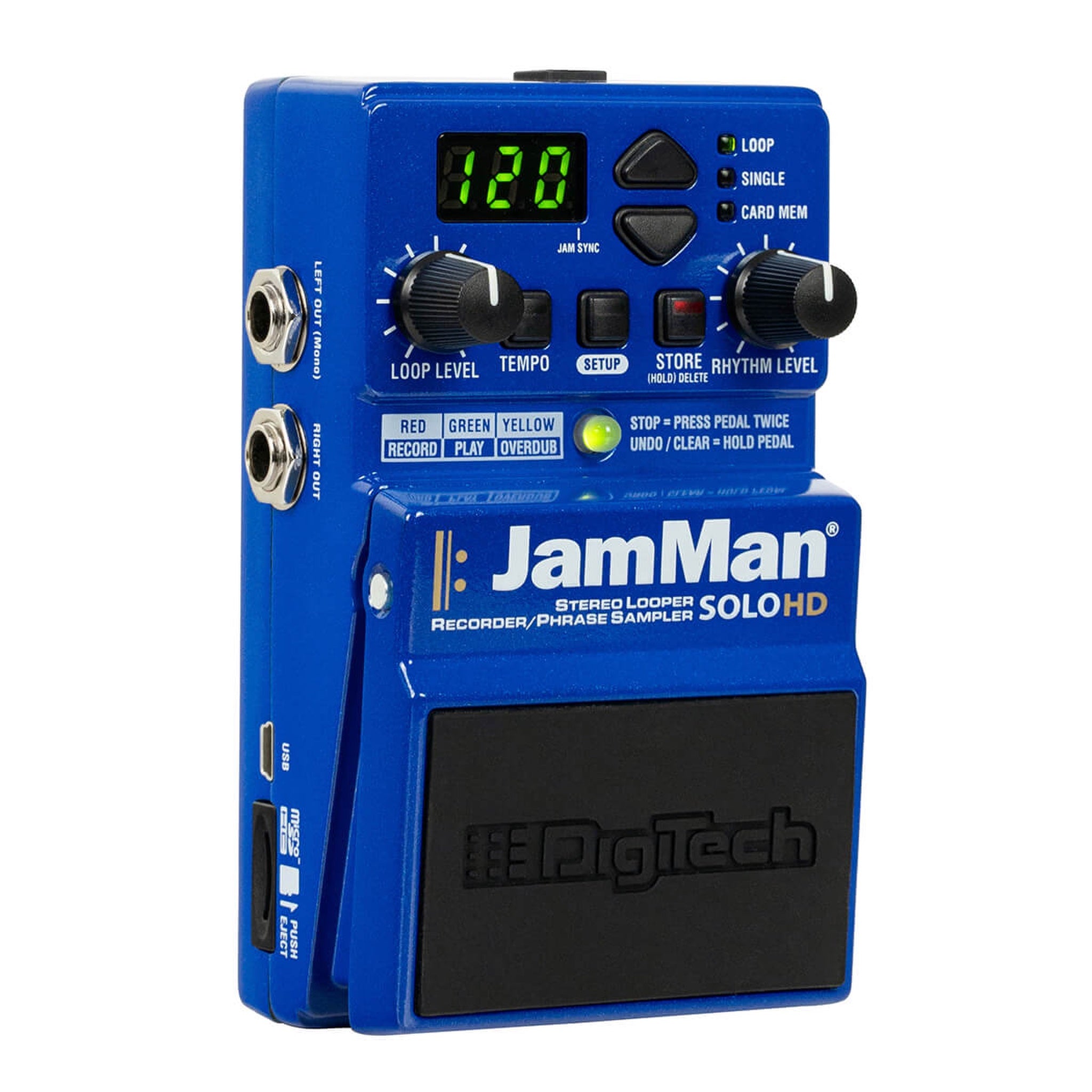 DigiTech JamMan Solo HD Compact Stereo Looper Pedal