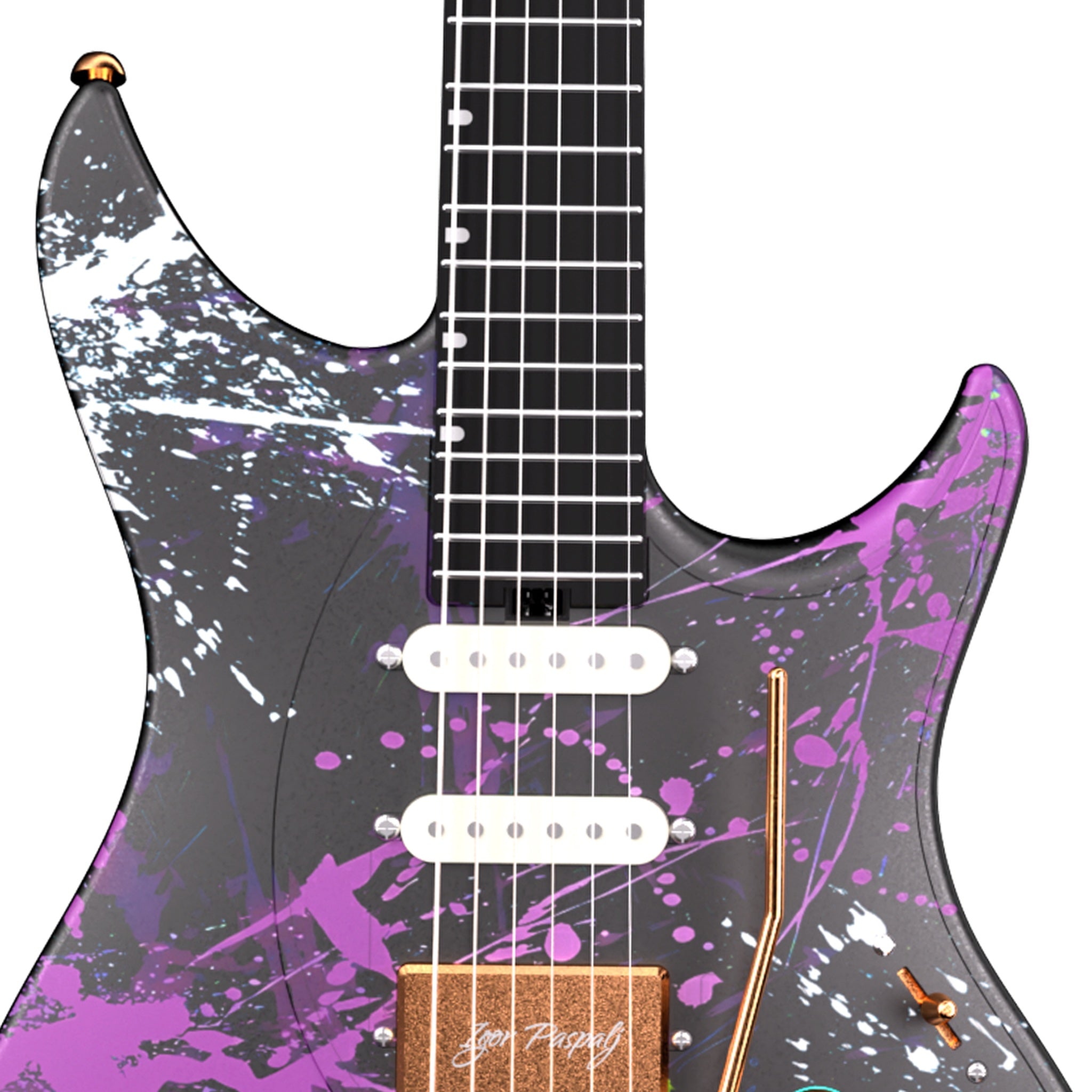 Enya Inspire Iris Smart Electric Guitar gallery image 45