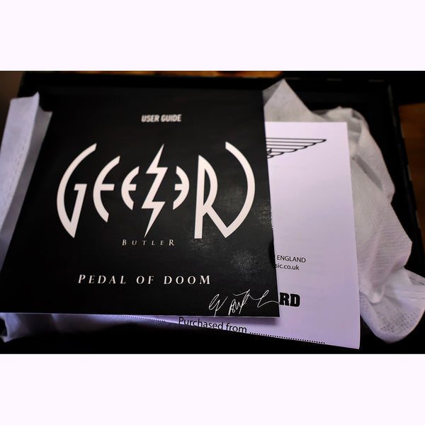 Ashdown Geezer Butler Pedal of Doom Bass Preamp / Distortion Pedal In stock at ECGMusic.com User Guide