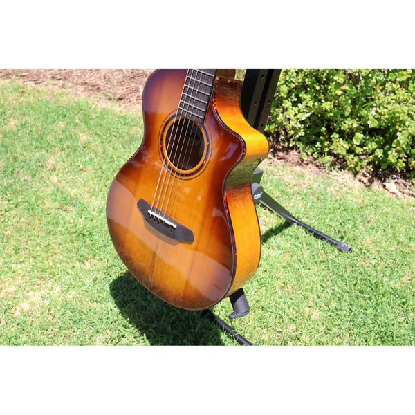 Breedlove Pursuit Exotic S Companion Tiger's Eye CE Myrtlewood-Myrtlewood — CC250205209