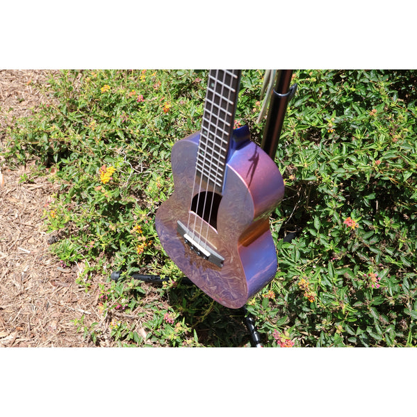 Eddy Finn Ocean King Purple Sparkle Concert Ukulele