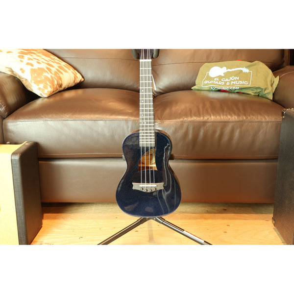 Eddy Finn Ocean King Concert Ukulele with Deluxe Gig Bag – Poseidon Blue Color-Shift (EFOK-PB)
