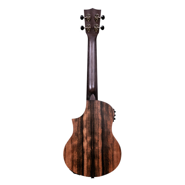 Kala Amara Tri-Top Tenor Ukulele with Cutaway &amp; EQ – KA-AM-T-CE back