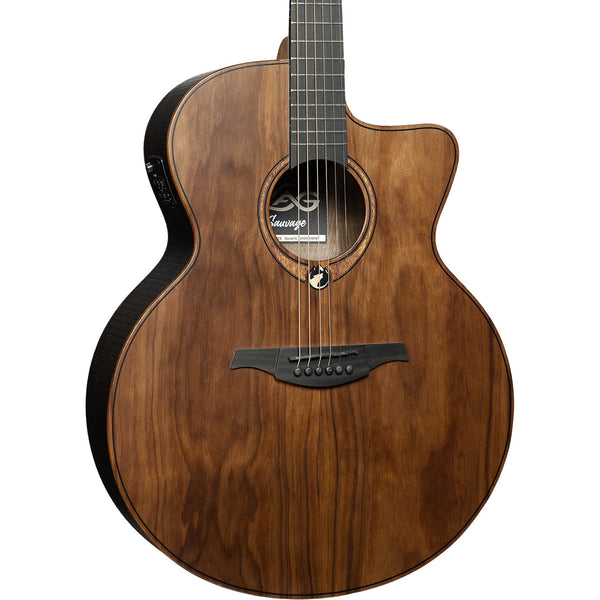 LAG Sauvage JCE Jumbo Cutaway Acoustic-Electric Guitar