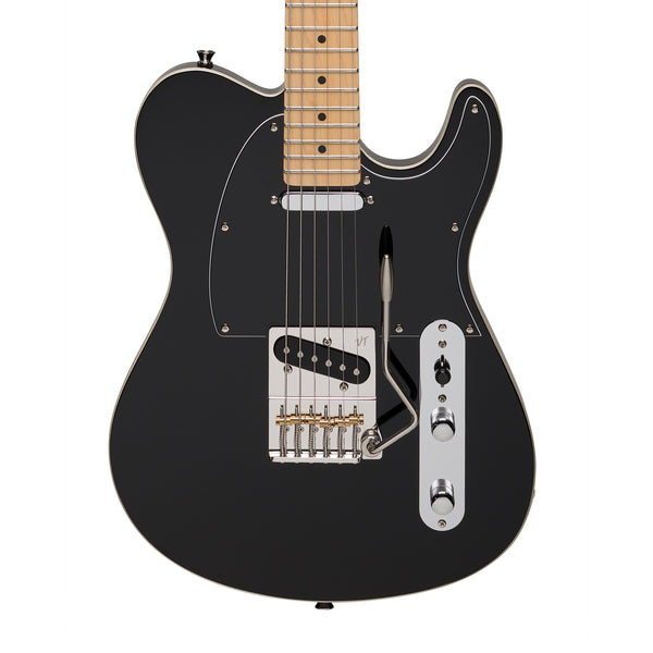 Tagima T 550 electric guitar gloss black Vega Trem front view