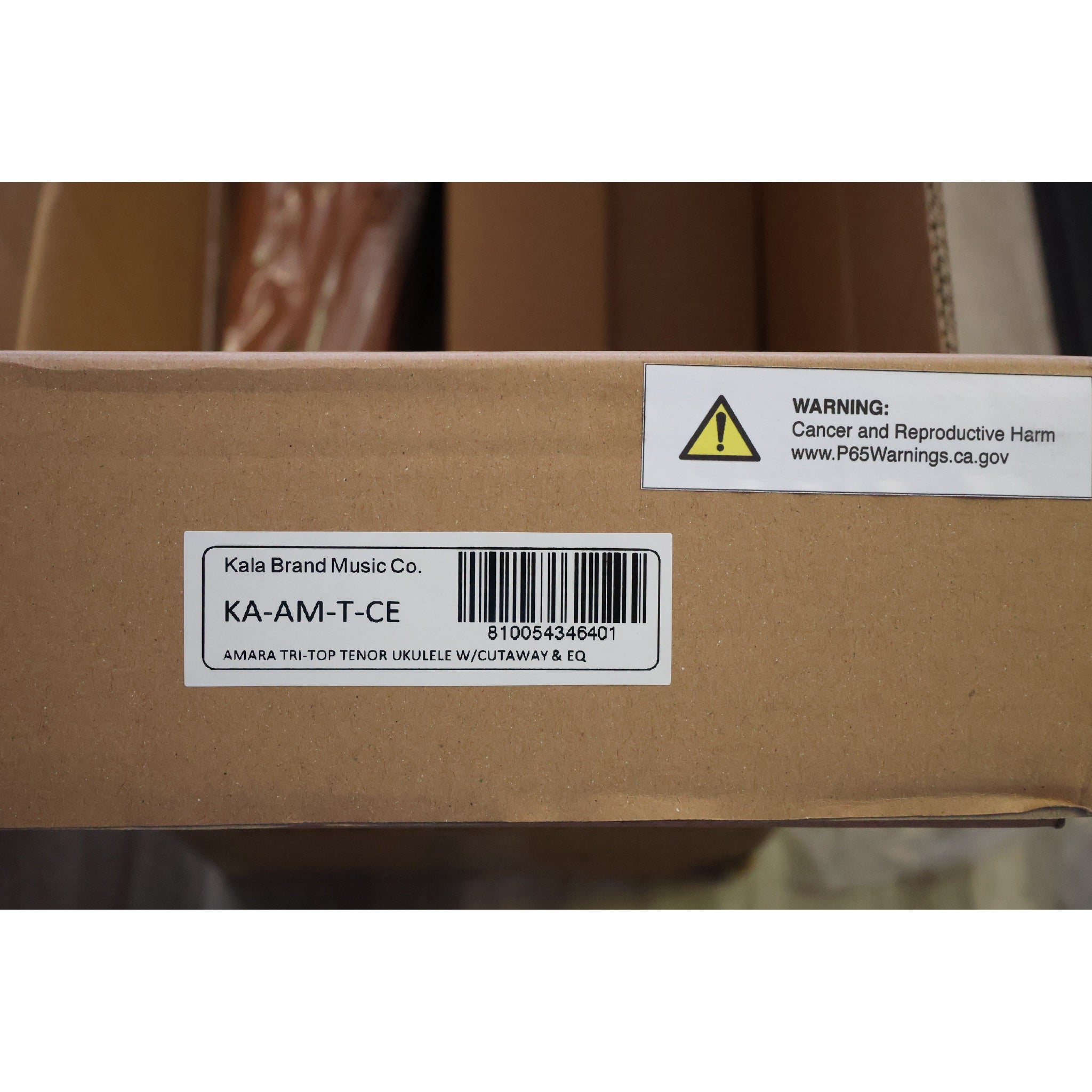 Kala Amara Tri-Top Tenor Ukulele with Cutaway & EQ – KA-AM-T-CE