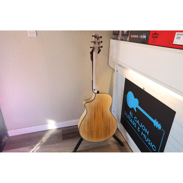 Breedlove Pursuit Exotic S Limited Edition Concert CE Acoustic-Electric Guitar – White Sand