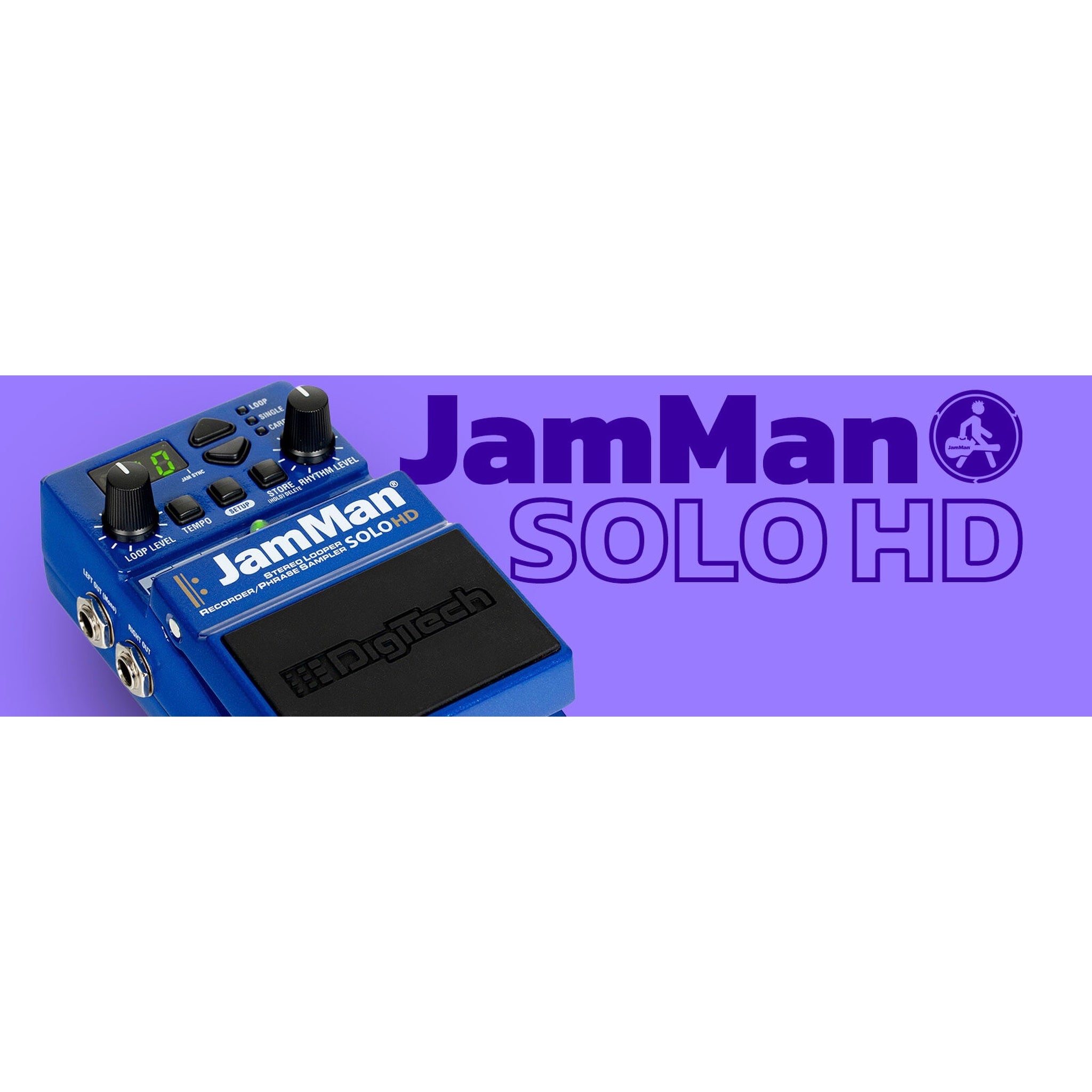 DigiTech JamMan Solo HD Compact Stereo Looper Pedal
