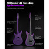 Enya Inspire Smart Electric Guitar Midnight Purple angled view