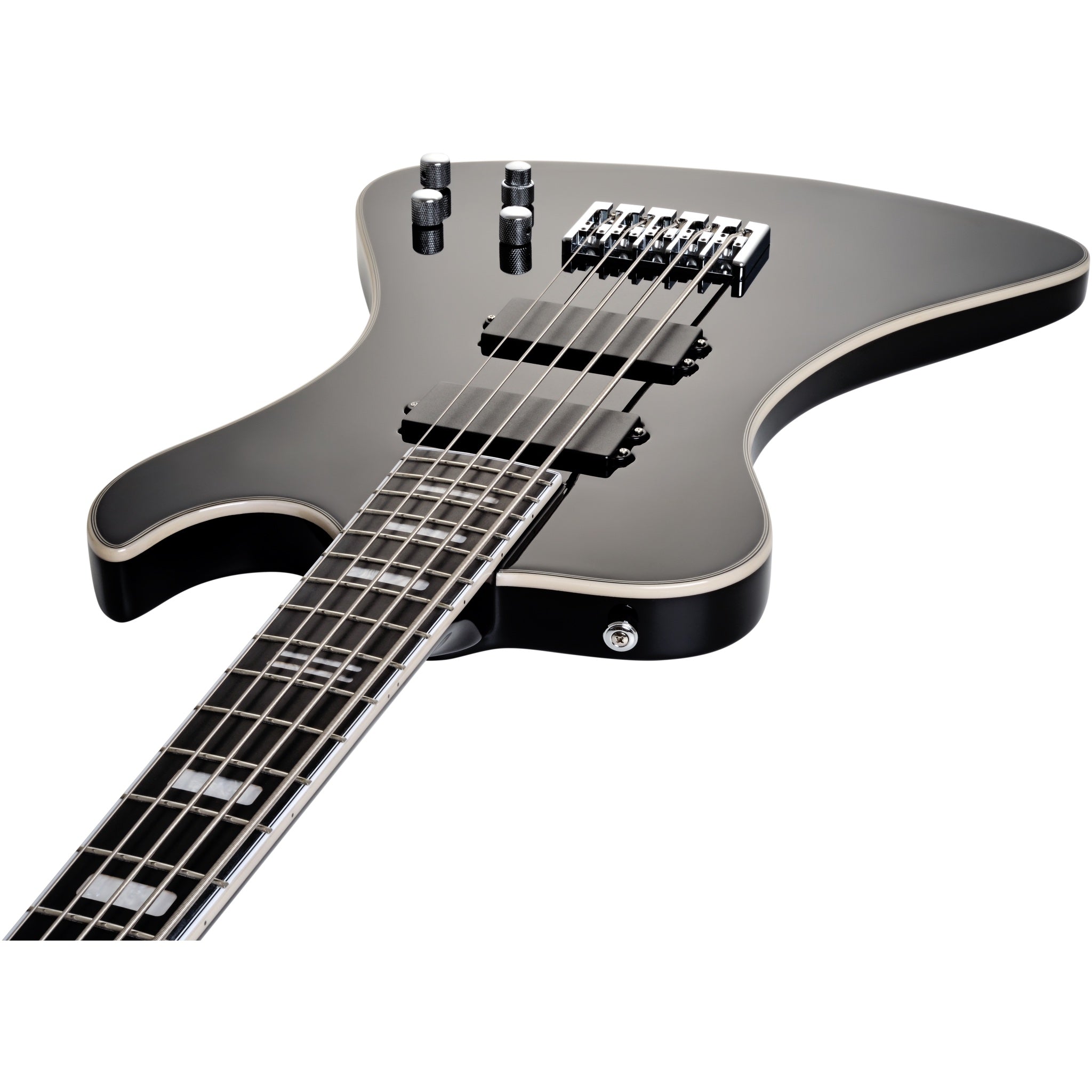 Hagstrom Nekromant 5 5-string right-handed bass guitar in Black Gloss